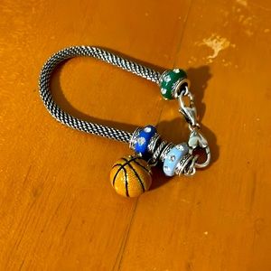Brighton bracelet with four charms